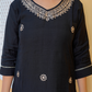 Pure Silk Black Suit with Heavy Banarasi Silk Dupatta and Paithani Work