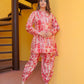 Pure Muslin Silk Coord Set with Sparkle Work
