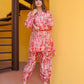 Pure Muslin Silk Coord Set with Sparkle Work