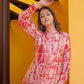 Pure Muslin Silk Coord Set with Sparkle Work