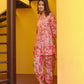 Pure Muslin Silk Coord Set with Sparkle Work